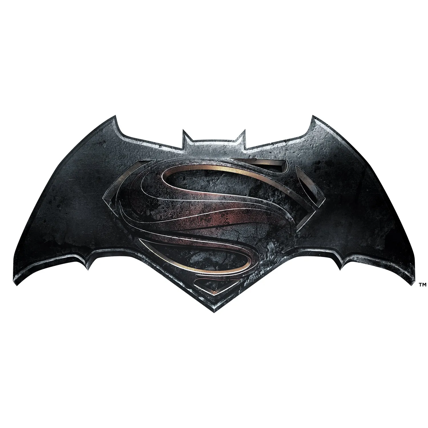 DC Batman V Superman Logo Standard Official Men's T-shirt (White)