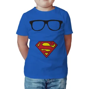 DC Comics Superman Logo Glasses Official Kid's T-Shirt