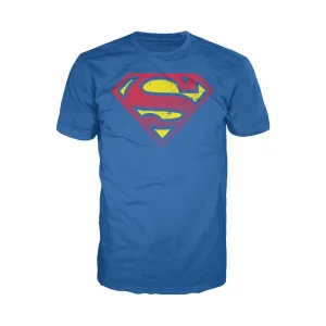 DC Comics Superman Logo Halftone Official Men's T-shirt