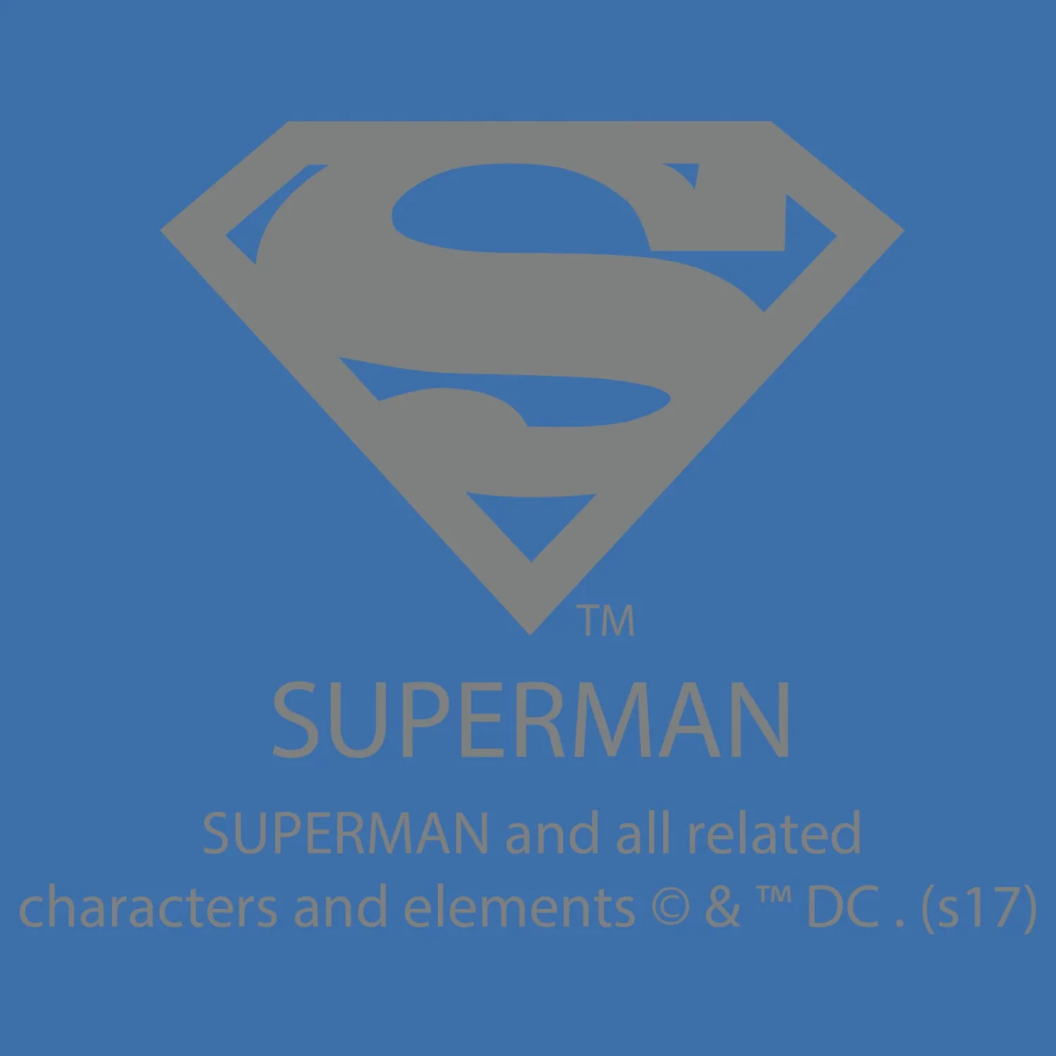DC Comics Superman Logo Halftone Official Men's T-shirt
