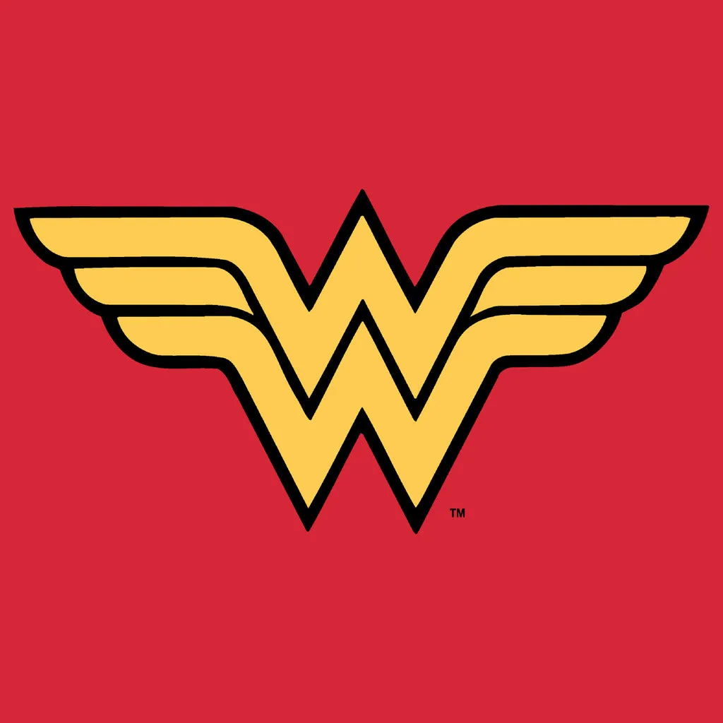 DC Comics Wonder Woman Logo Classic 01 Official Men's T-shirt (Red)