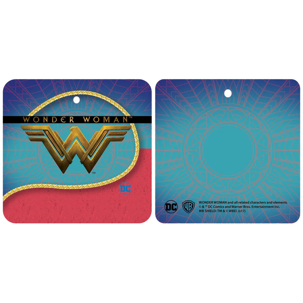 DC Wonder Woman Logo Fight Peace Official Men's T-shirt (Navy)