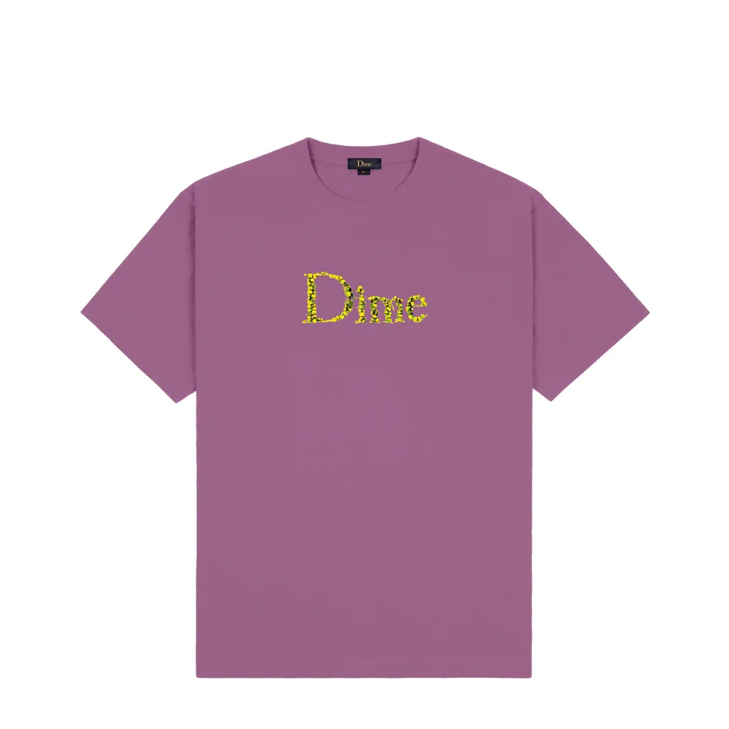 Dime MTL - Classic Skull T-Shirt - Violet