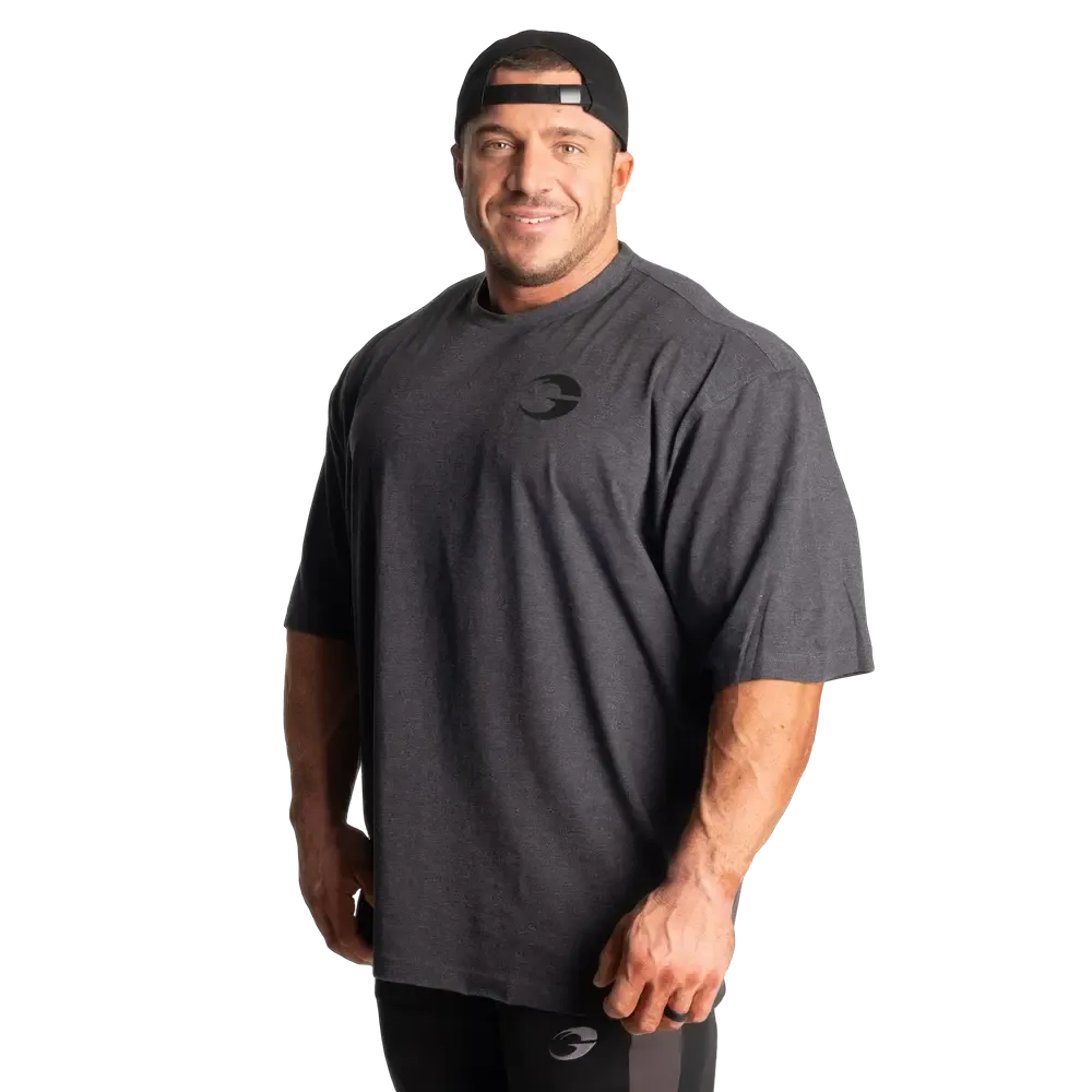 Division Iron Tee - Dark Grey Melange