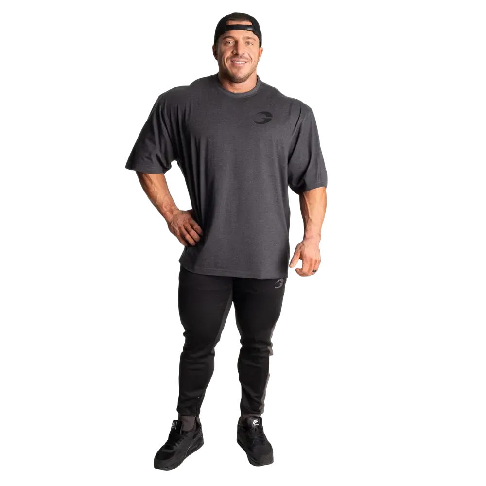 Division Iron Tee - Dark Grey Melange