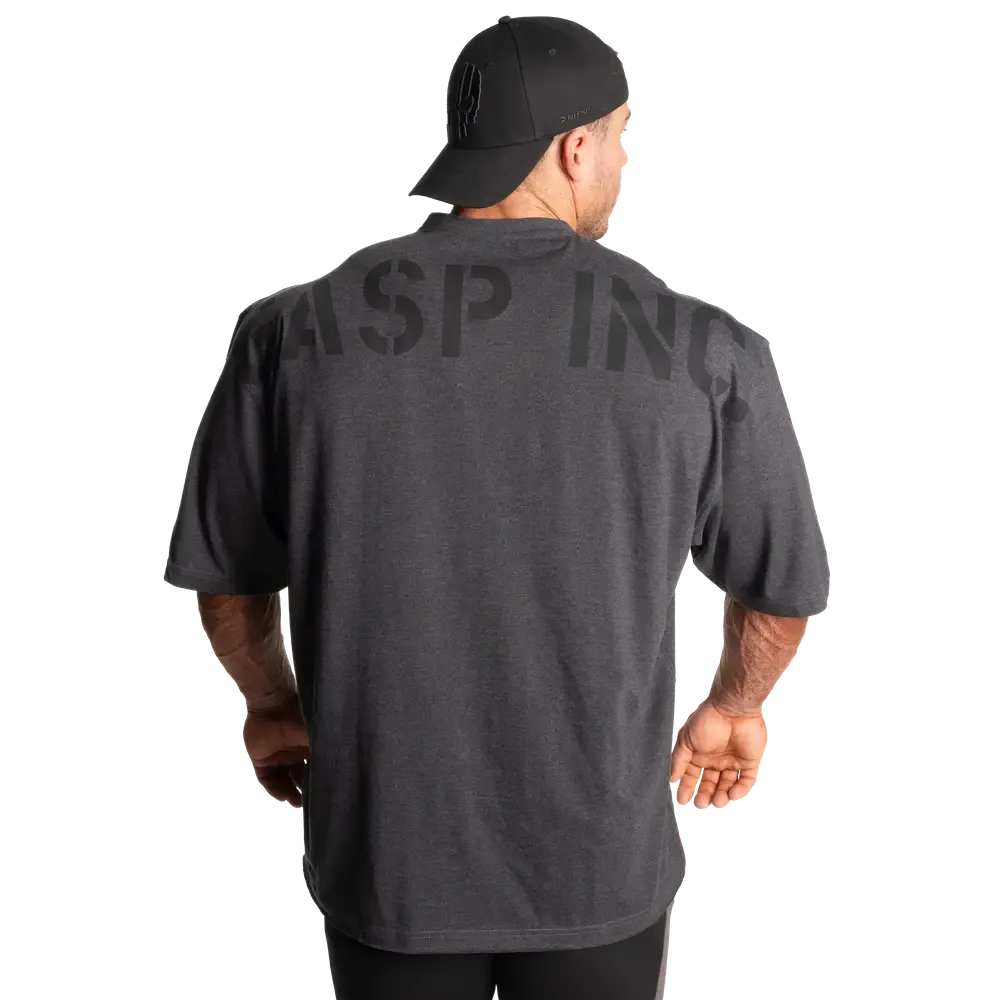 Division Iron Tee - Dark Grey Melange