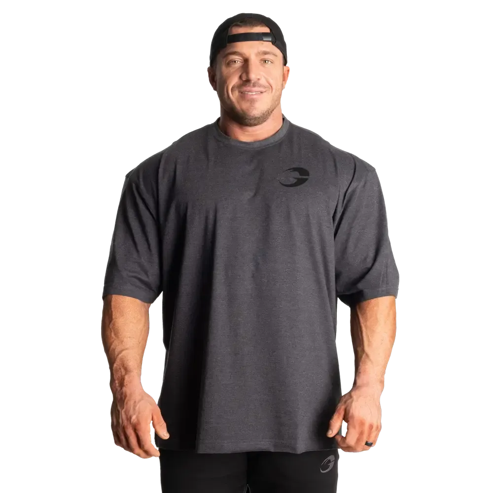 Division Iron Tee - Dark Grey Melange