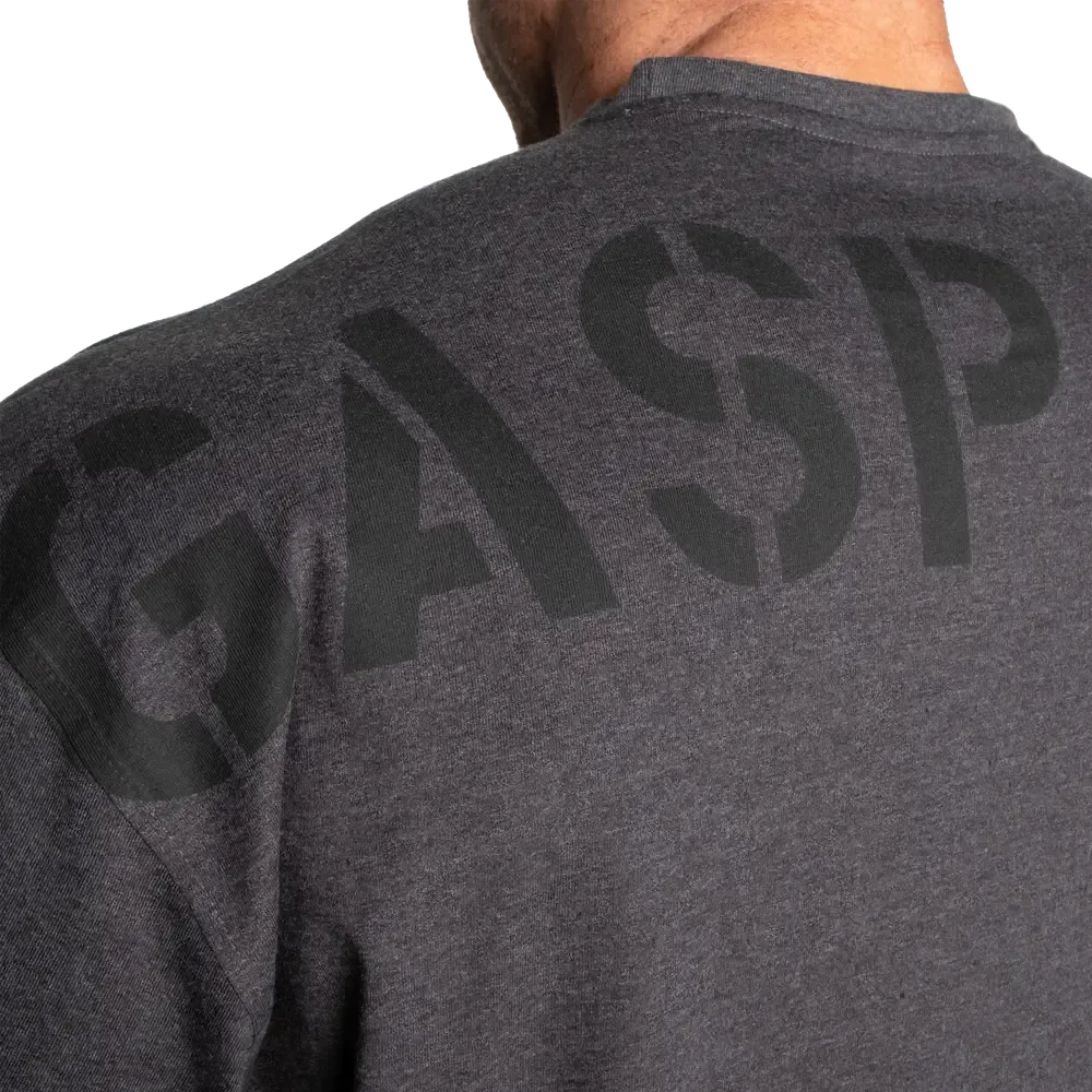 Division Iron Tee - Dark Grey Melange