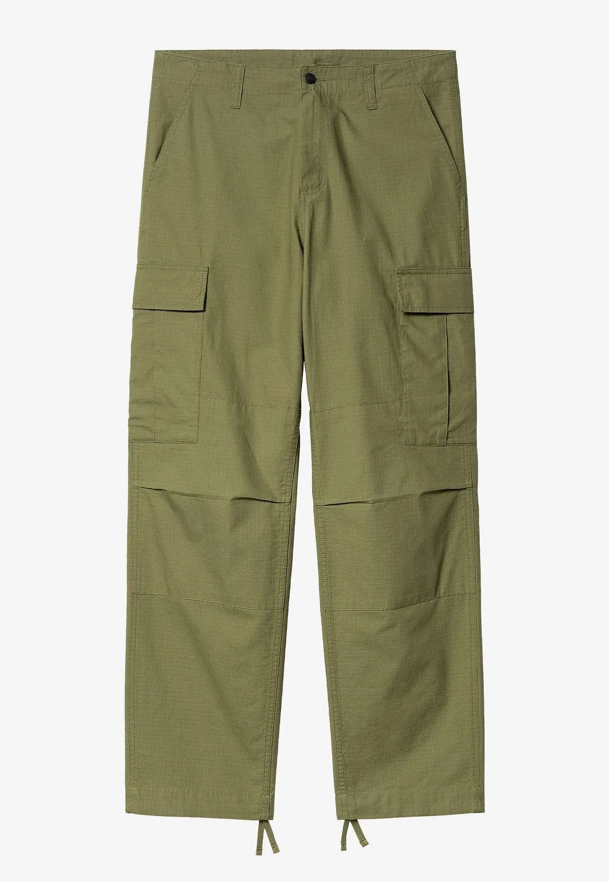 Drawstring Straight Cargo Pants
