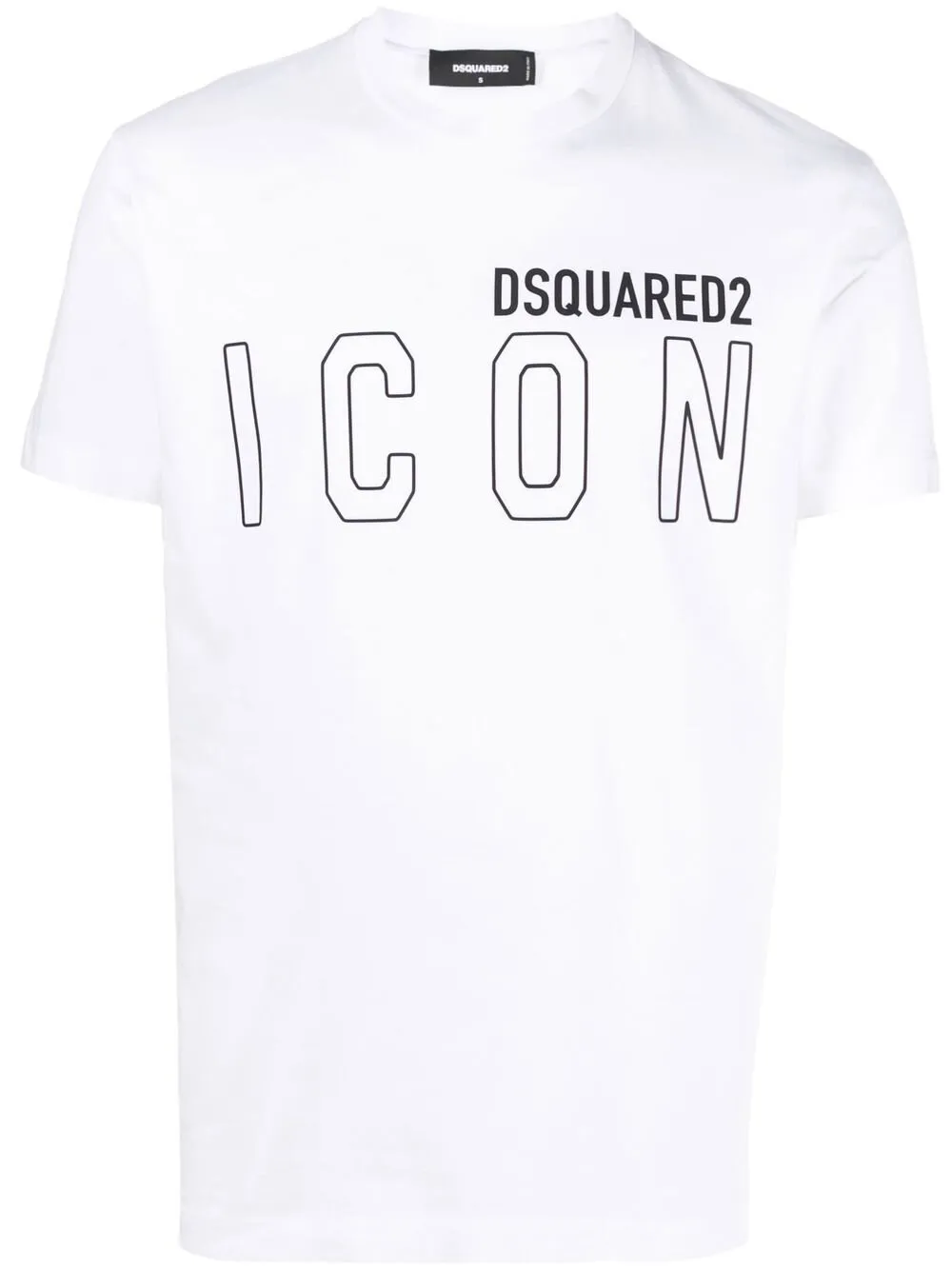 Dsquared2 Icon Outline T-shirt in White