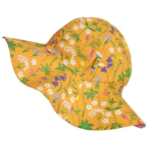 DUNS Sweden Wild Flowers Sun Hat - Orange (Last one! M/1-4y)