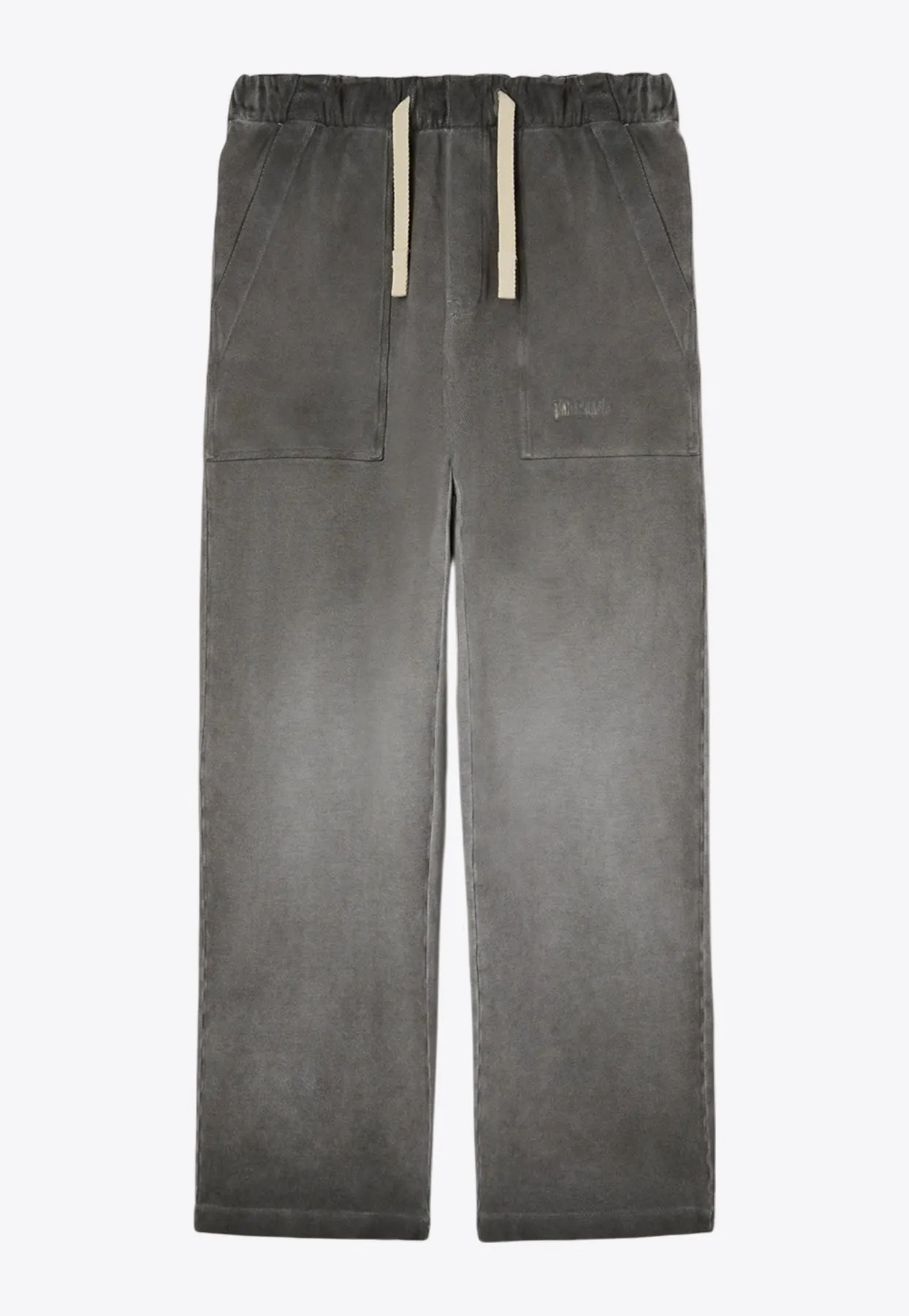 Dyed Travel Pants with Embroidered-Logo