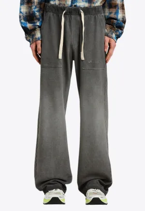 Dyed Travel Pants with Embroidered-Logo