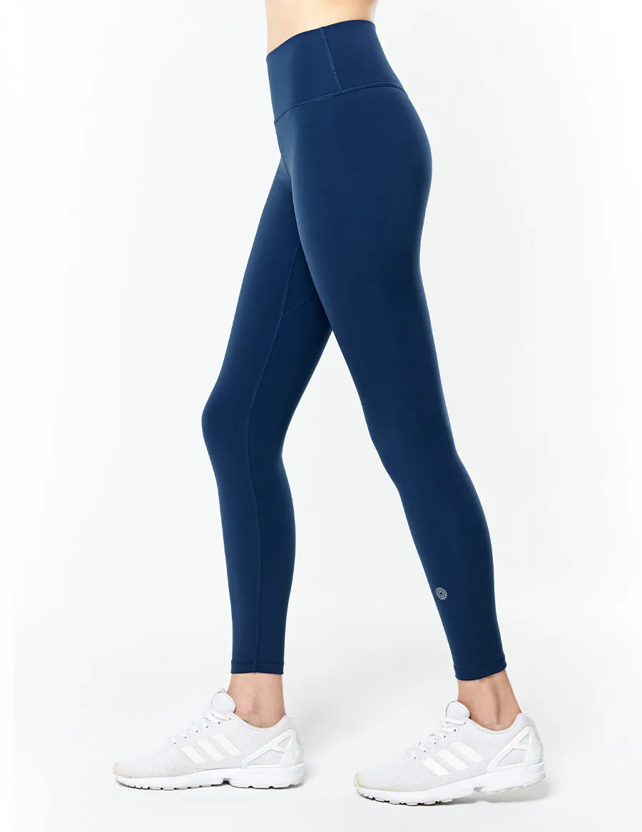 easyoga LESPIRO Glossy Slim Tights2 - B08 Ink Blue