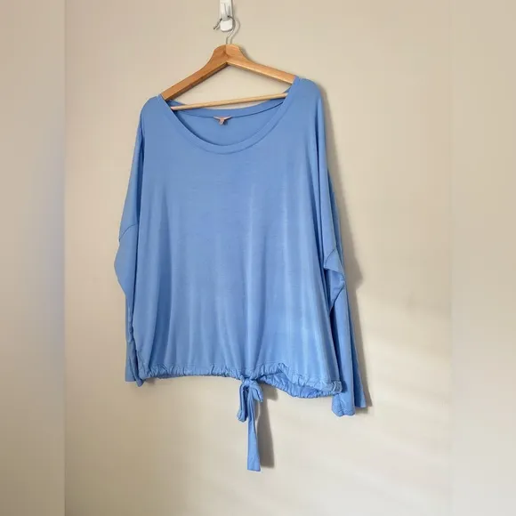Eberjey Gisele Baby Blue Tencel Modal Slouchy PJ Set