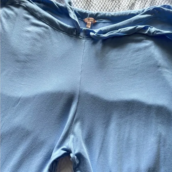 Eberjey Gisele Baby Blue Tencel Modal Slouchy PJ Set