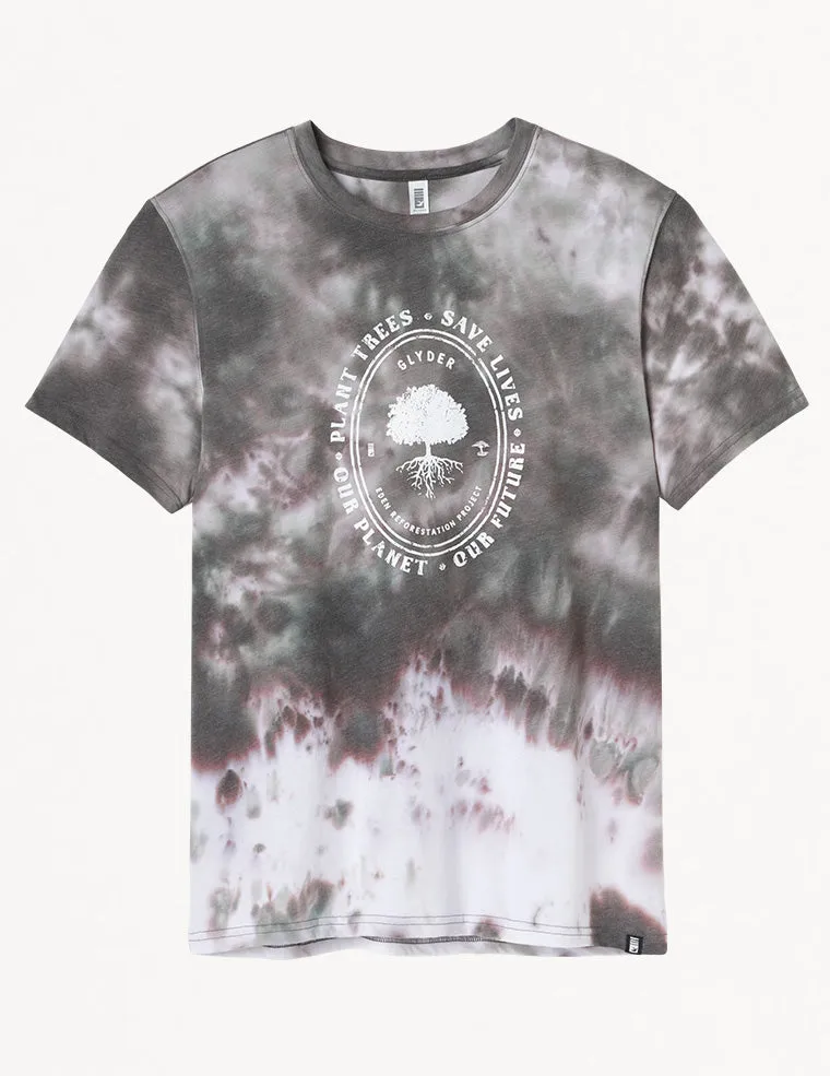 Eden Short Sleeve: Black Ombre