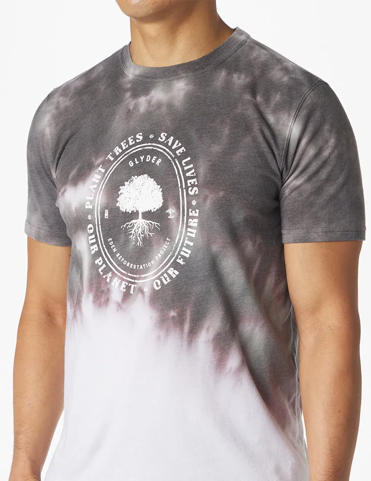 Eden Short Sleeve: Black Ombre