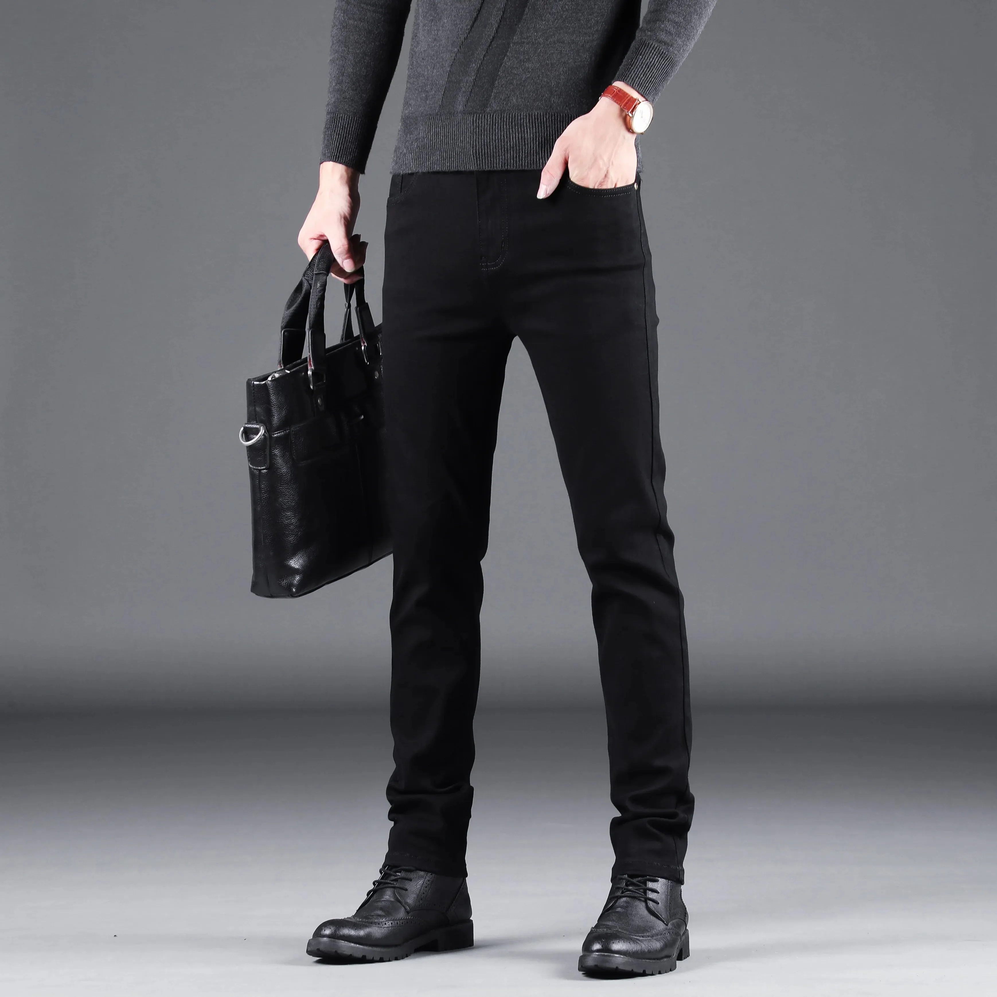 Eleganzo Herbst-Winter Stretchjeans für Herren