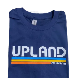 Empire T-shirts Retro Upland Logo - Navy Blue -