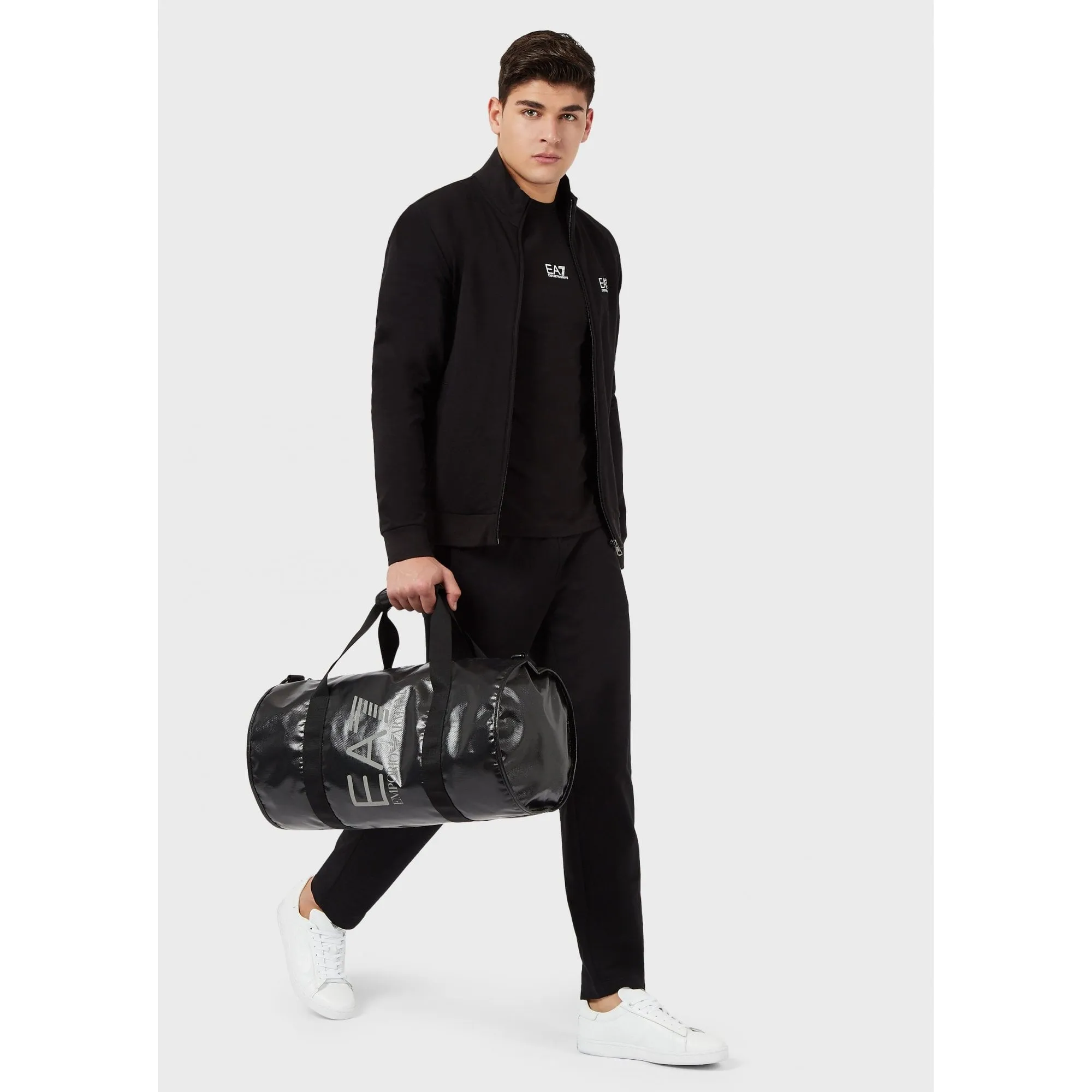 Emporio Armani EA7 3Kpt15 Centre Logo T-Shirt Black