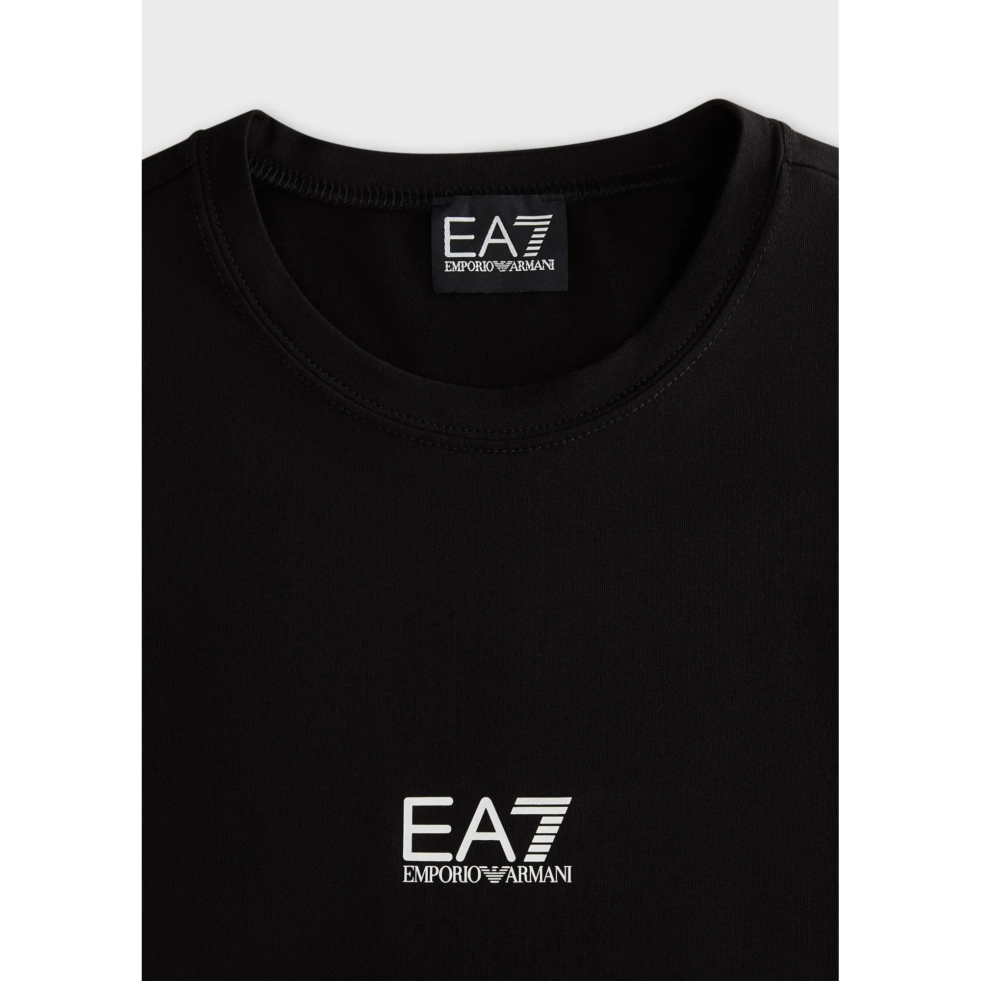 Emporio Armani EA7 3Kpt15 Centre Logo T-Shirt Black