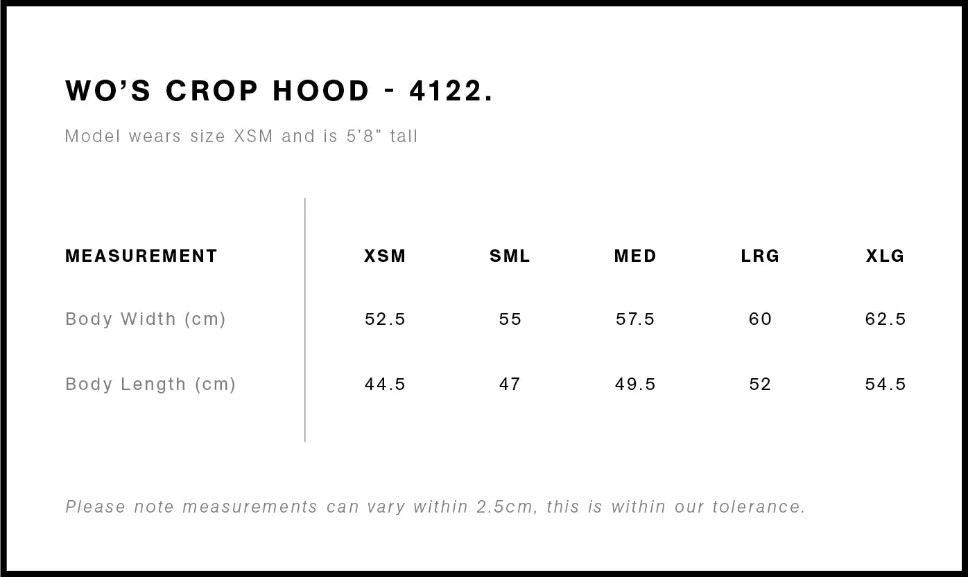 End Cap Print Crop Hoodies