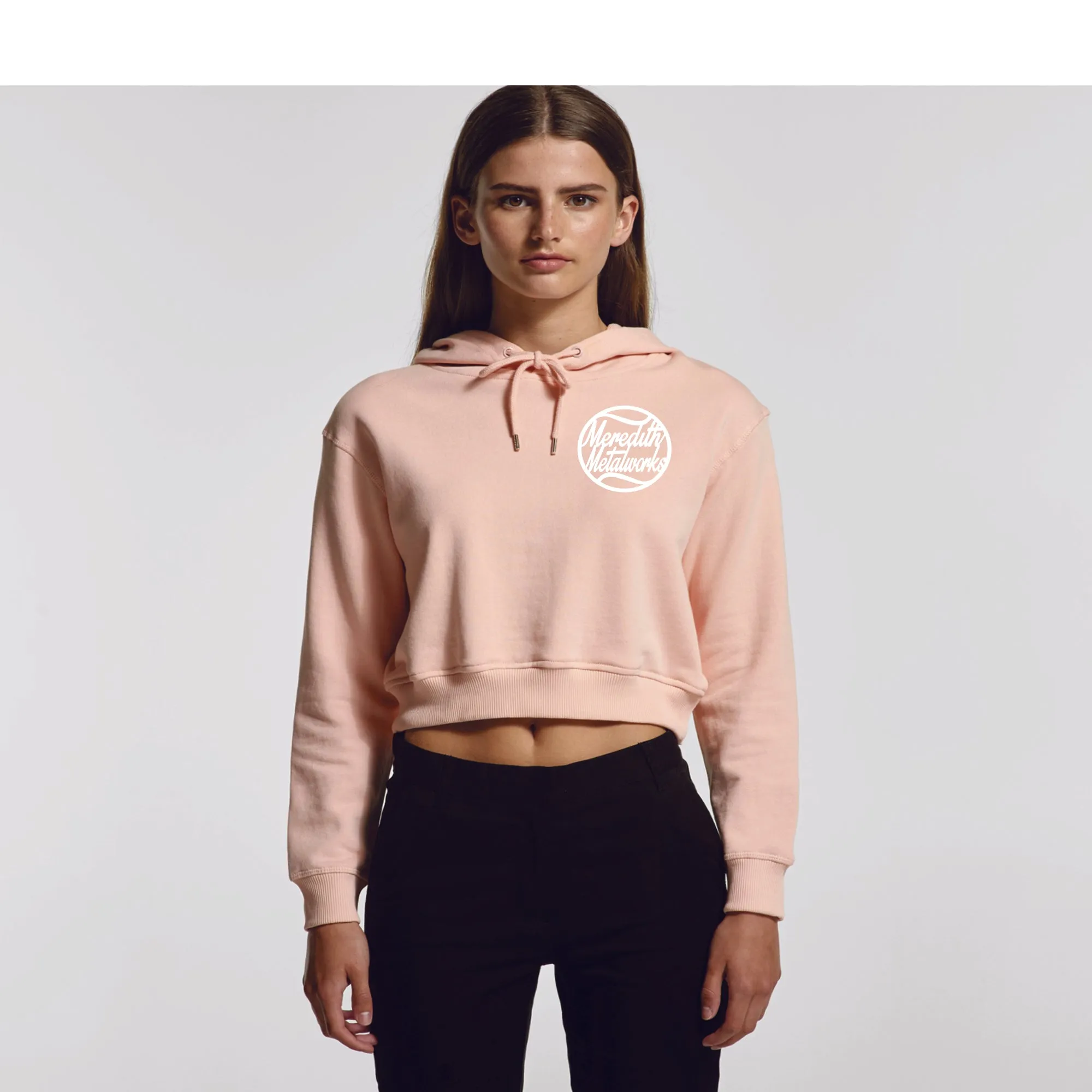 End Cap Print Crop Hoodies