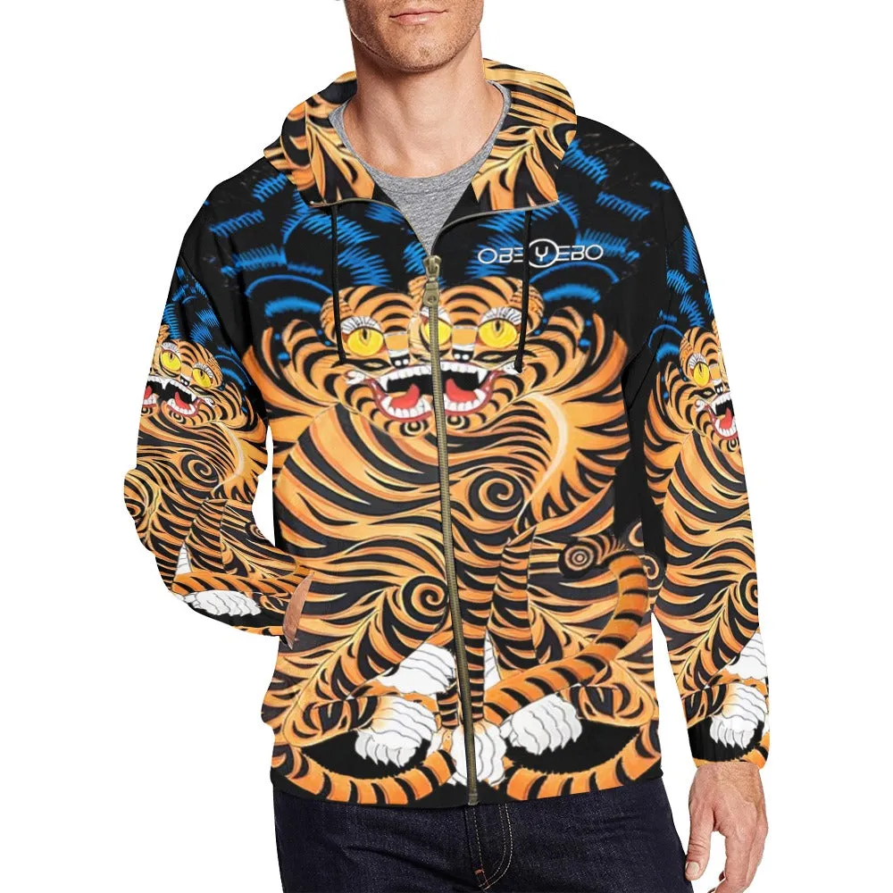 Entanglement Men's Full Zip Hoodie