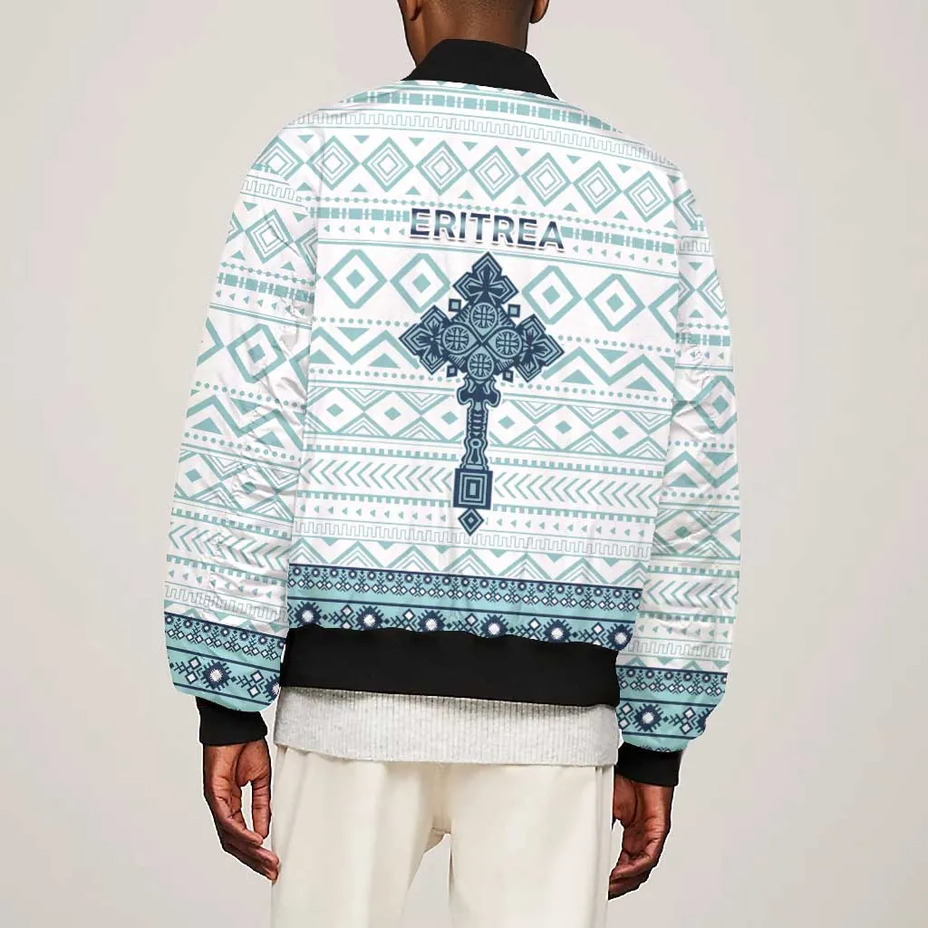 Eritrea Bomber Jacket African Pattern - Habesha Style LT15
