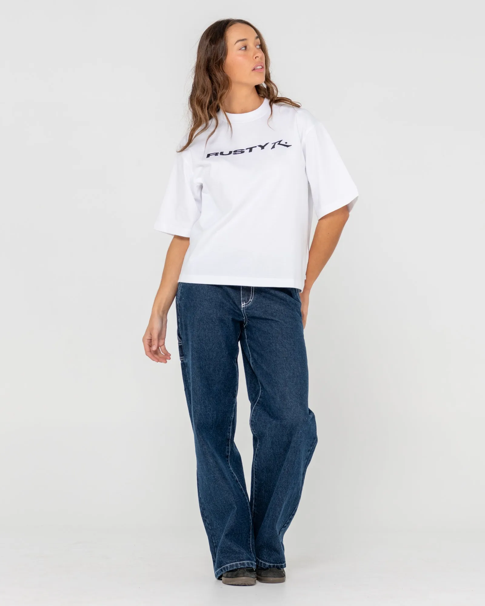 Essentials Cropped Boxy Tee