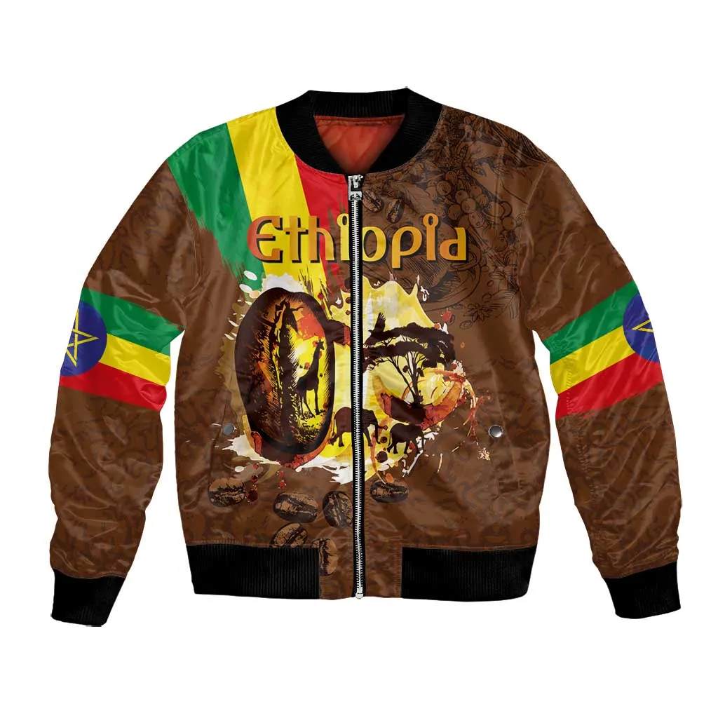 Ethiopia's Pride - Coffee Culture Bomber Jacket LT03