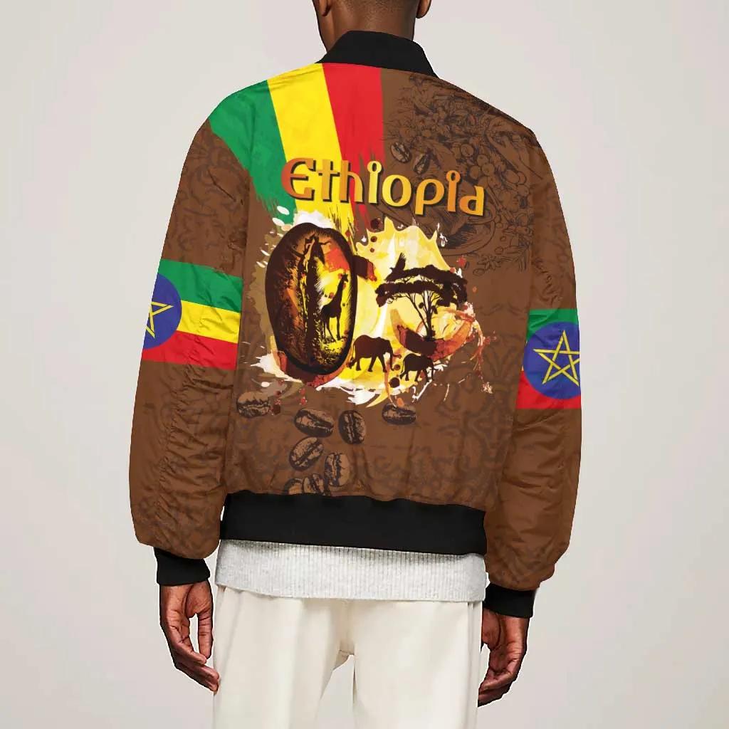 Ethiopia's Pride - Coffee Culture Bomber Jacket LT03