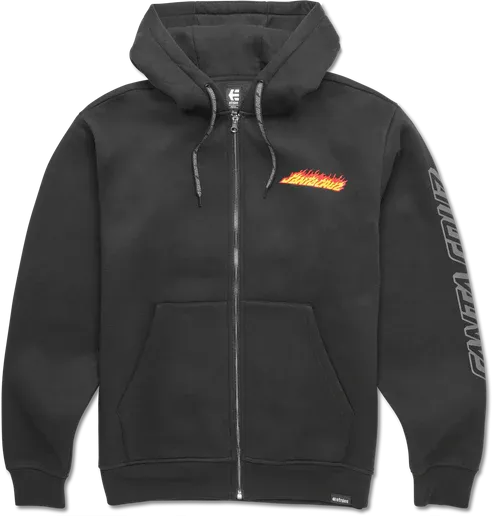 Etnies X Santa Cruz Flame Tech Hoodie Zip Up