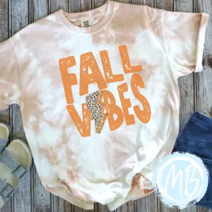 Fall Vibes Tie Dye Tee or Sweatshirt