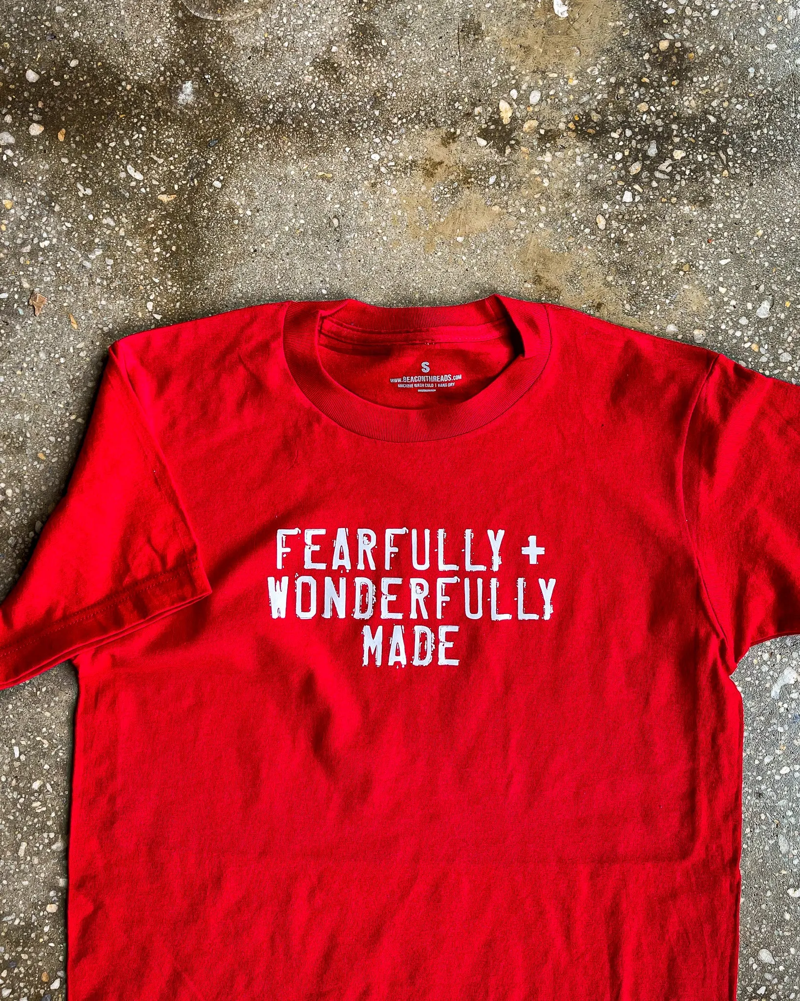 Fearfully   Wonderfully Made Adult Box T-Shirt
