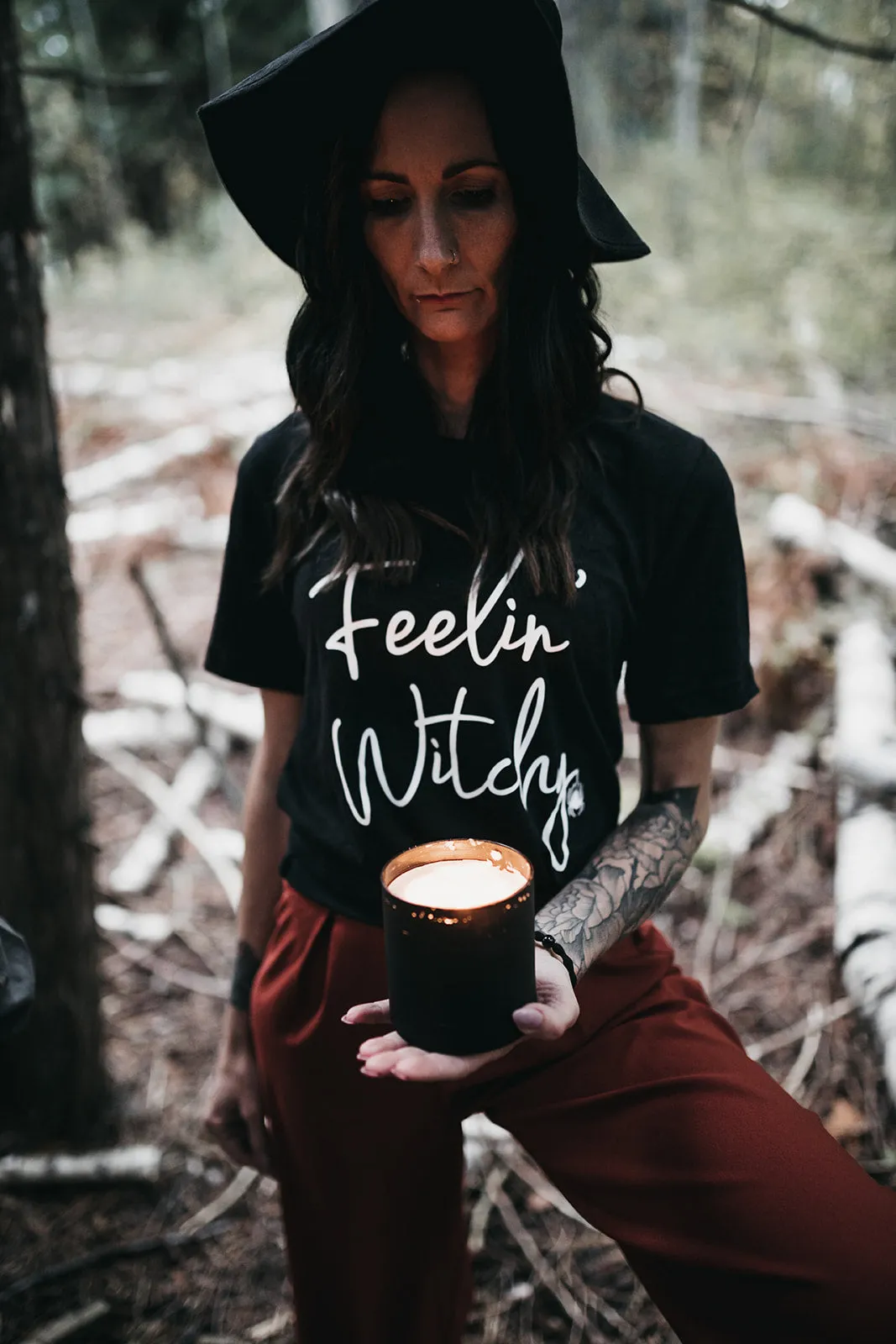 Feelin' Witchy Tee - Black