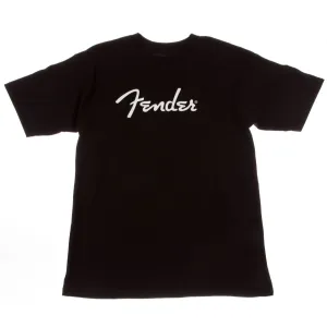 Fender Spaghetti Logo T-Shirt, Black