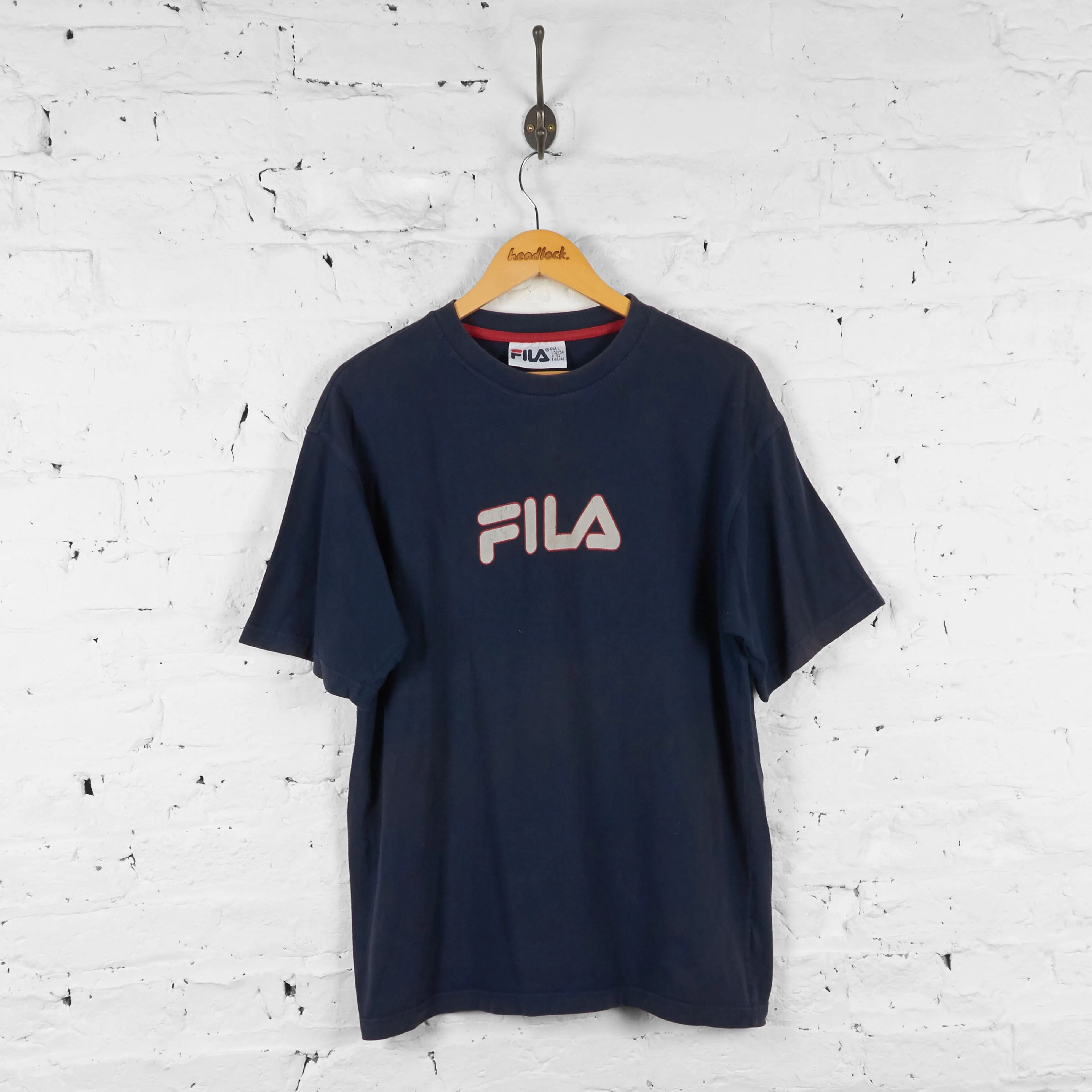 Fila 90s T Shirt - Blue - L