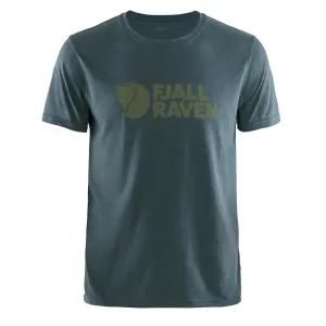 Fjallraven Logo T-Shirt Navy