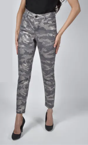 Frank Lyman Camo/Grey Denim Pant
