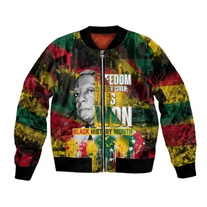 Freedom Is Never Given It Is Won Bomber Jacket Asa Philip Randolph DT02