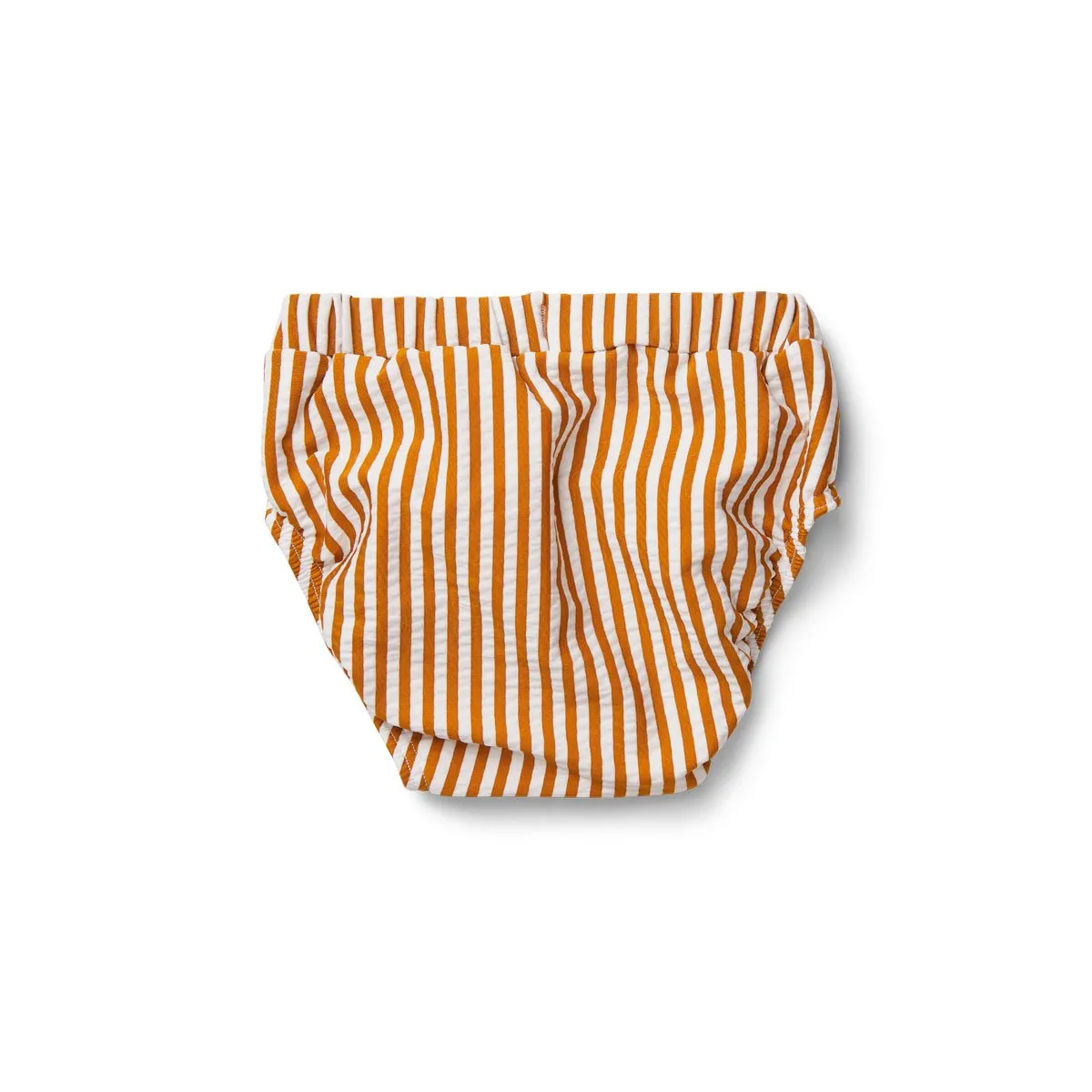 Frej baby boy swim pants - Y/D stripe: Mustard/white