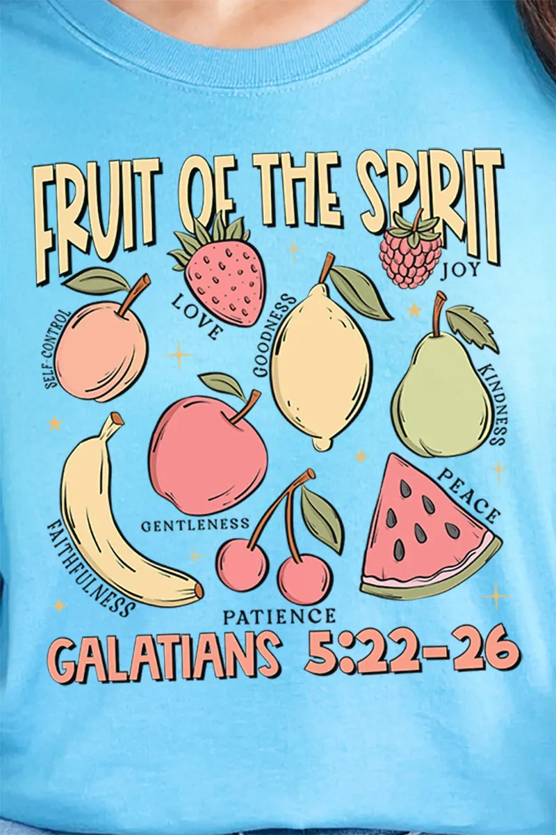 Fruit Of The Spirit Comfort Colors Adult Ring-Spun Cotton Tee