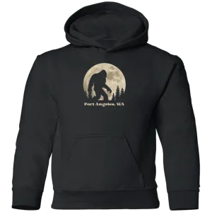 Full Moon Sasquatch Youth Pullover Hoodie