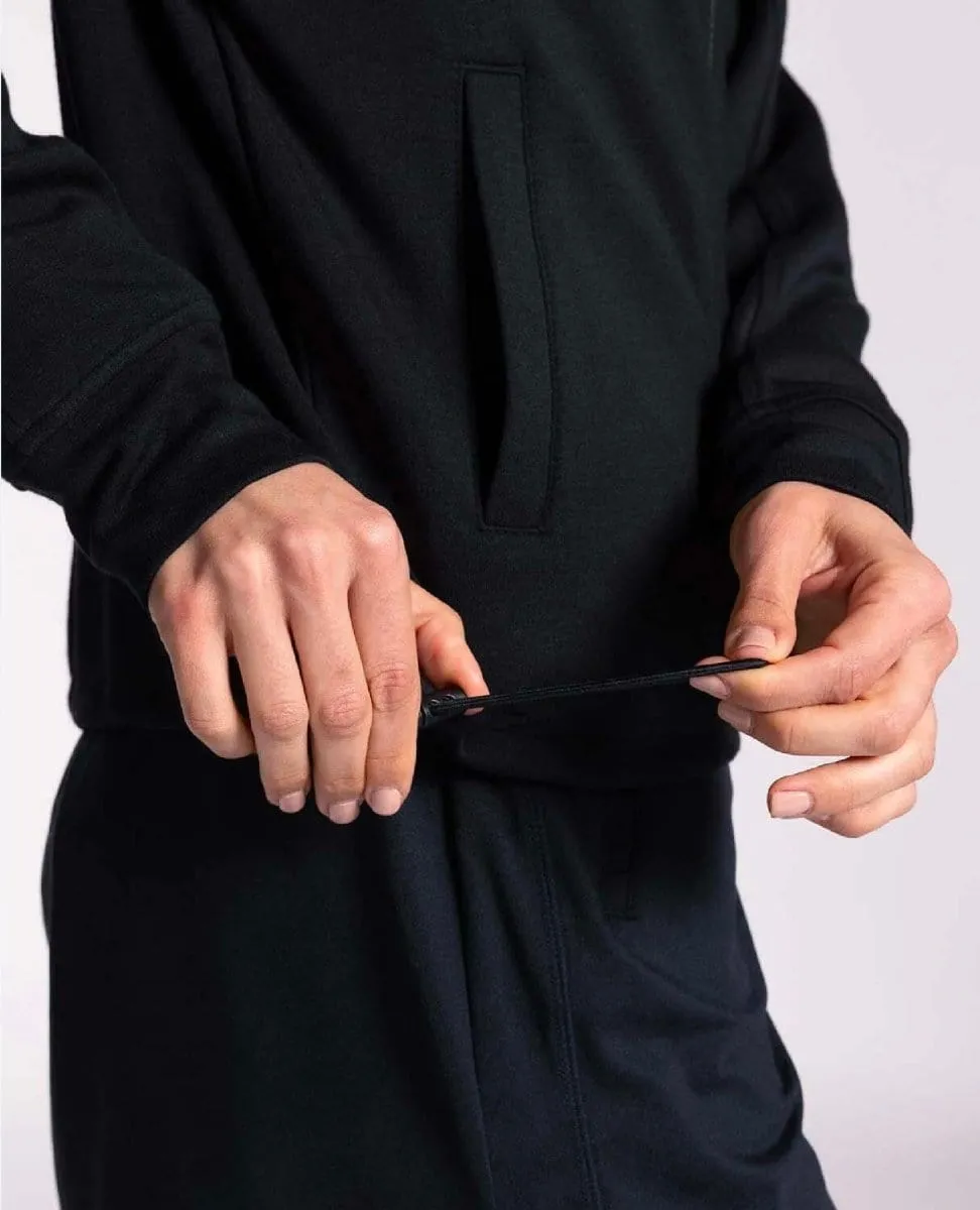 Full Zip Long Sleeve Jacket Black