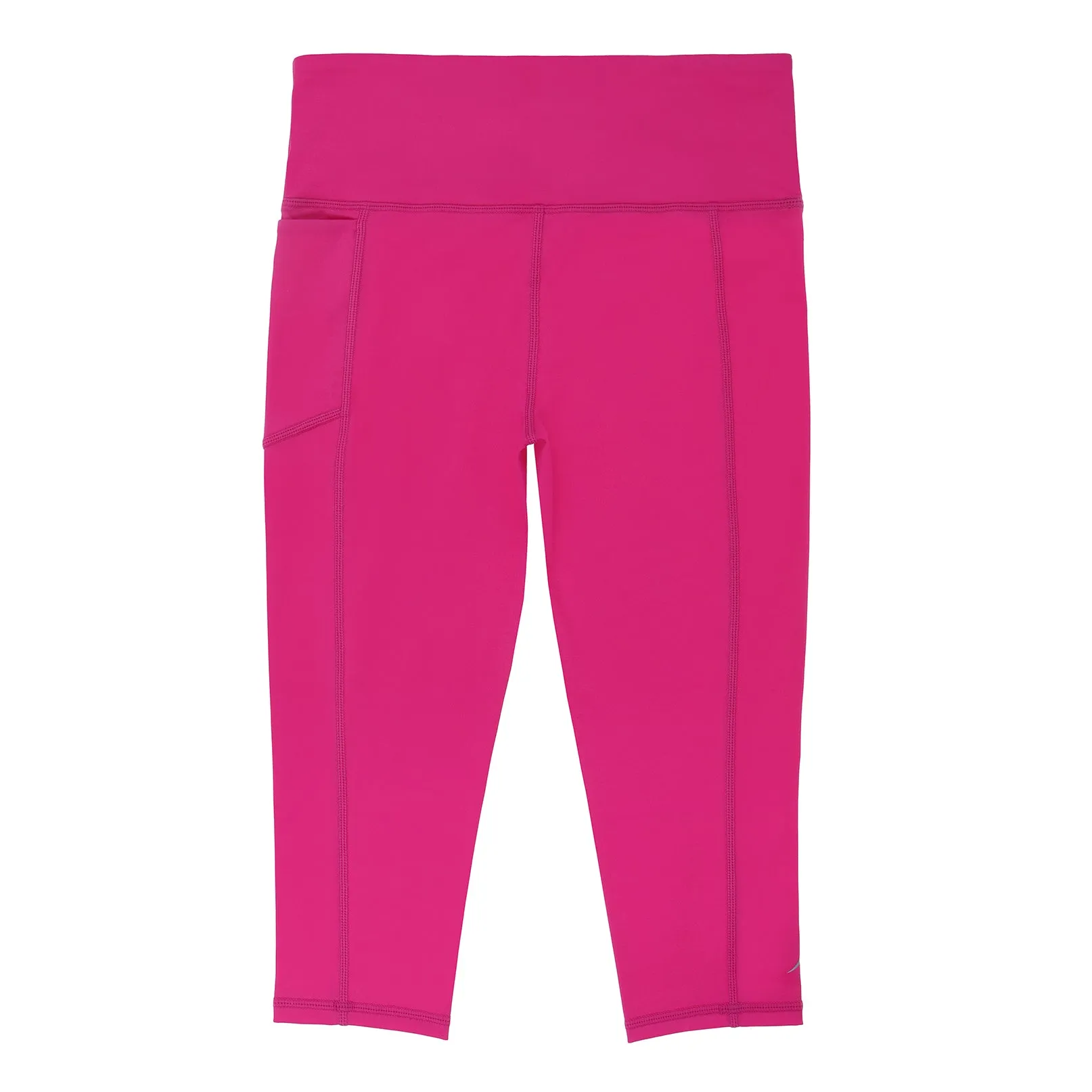 Girls Magenta Pink 3/4 Leggings