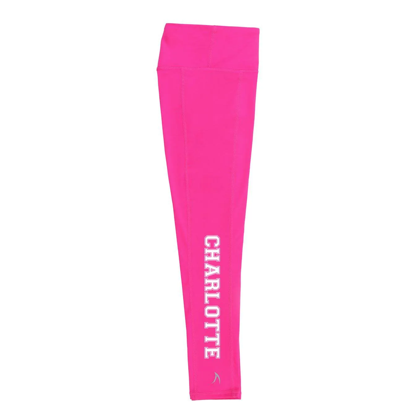 Girls Neon Pink Long Leggings