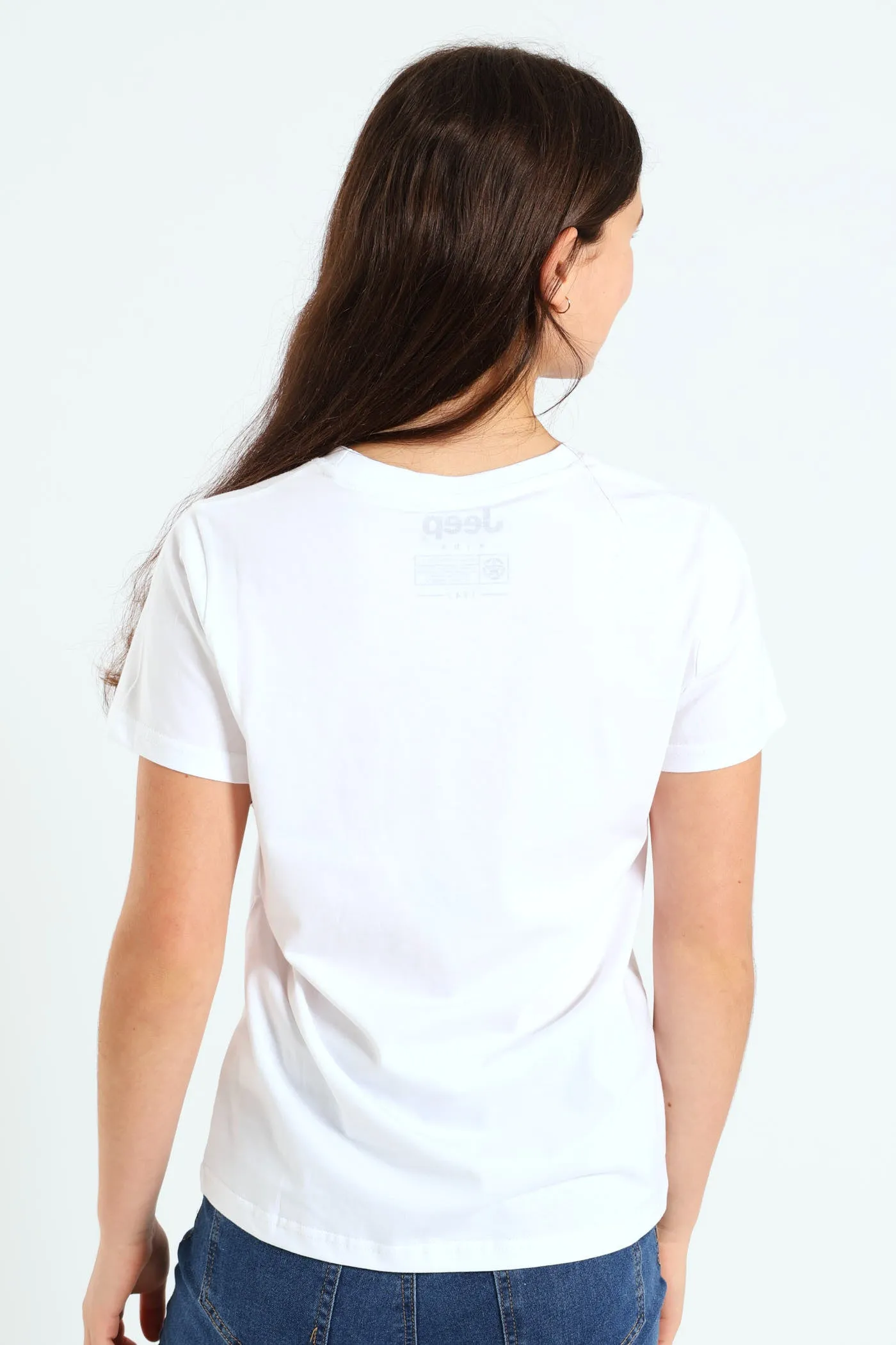 Girls Star Logo Tee - White