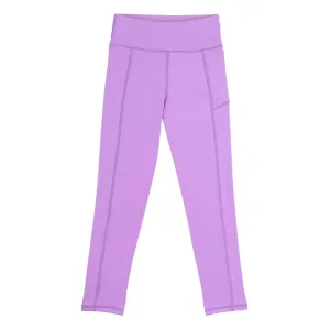 Girls Violet Long Leggings